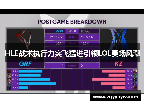 HLE战术执行力突飞猛进引领LOL赛场风潮